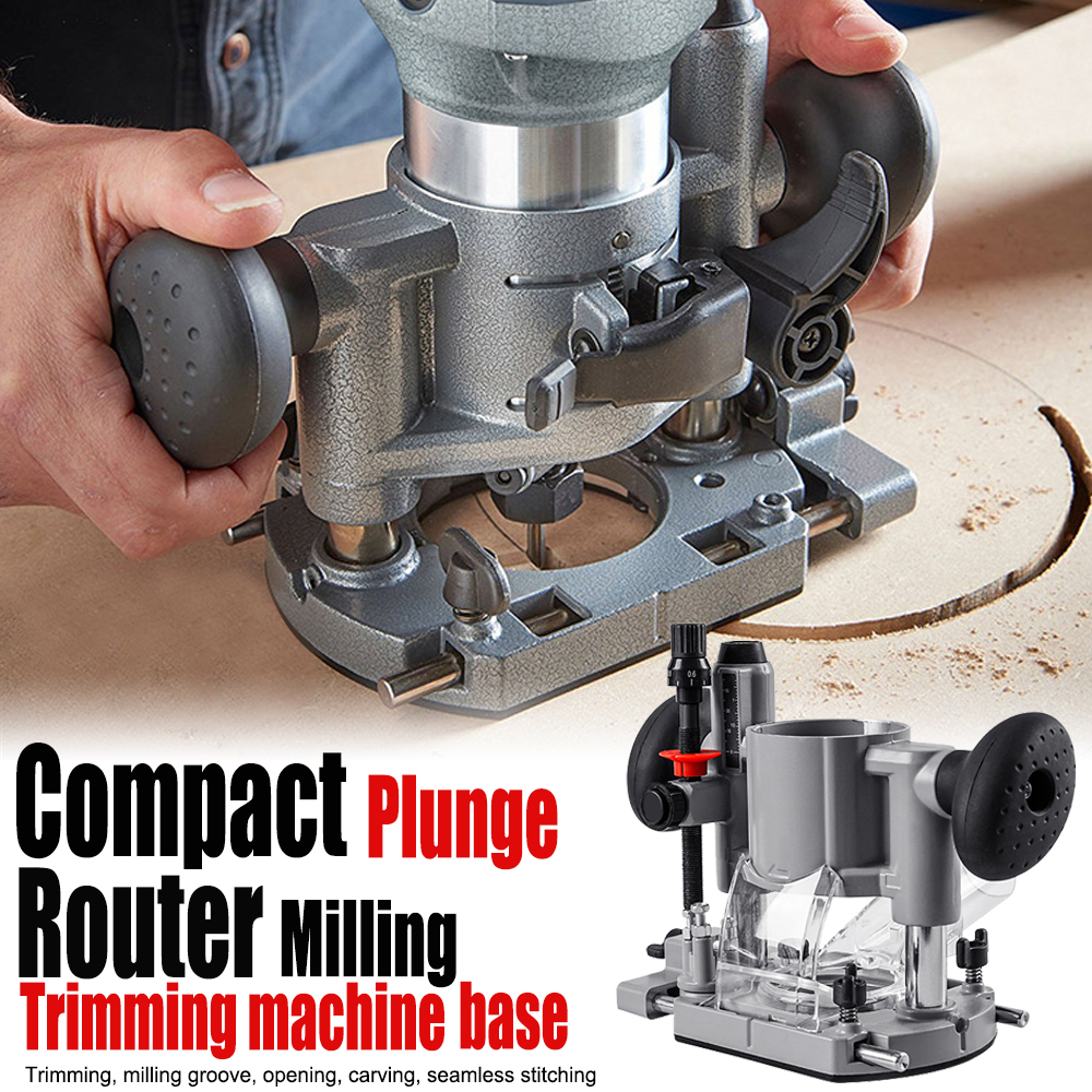 Router Trim Base - Compact Plunge Router Milling Trimming Machine