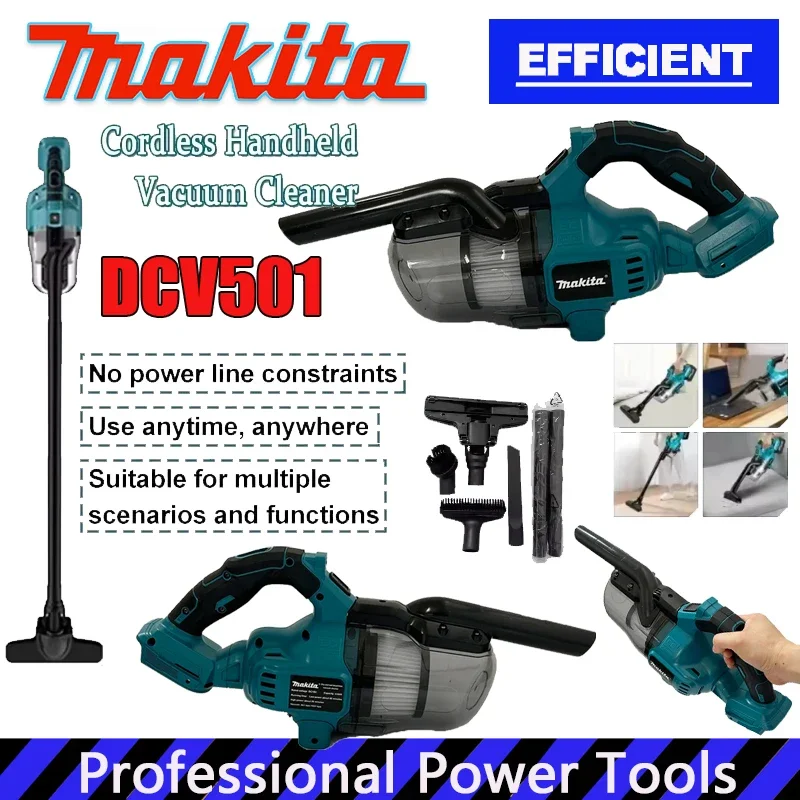 Power Tools Makita - Makita Handheld Dust Collector Floor Cordless