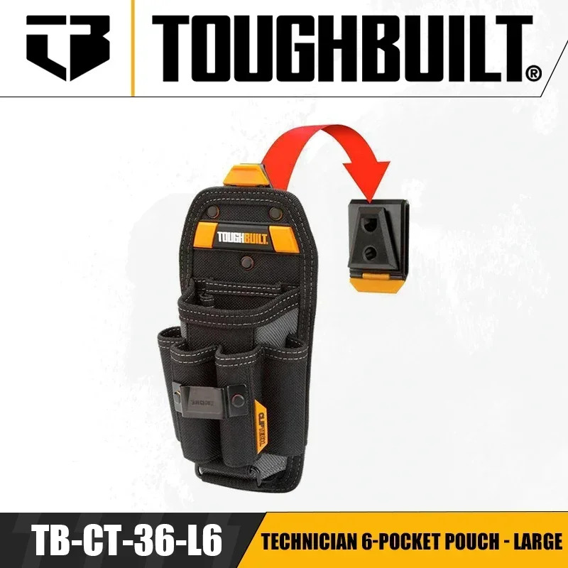 Power Tools Technician - TOUGHBUILT TB-CT-36-L6 Technician 6-Pocket Pouch -