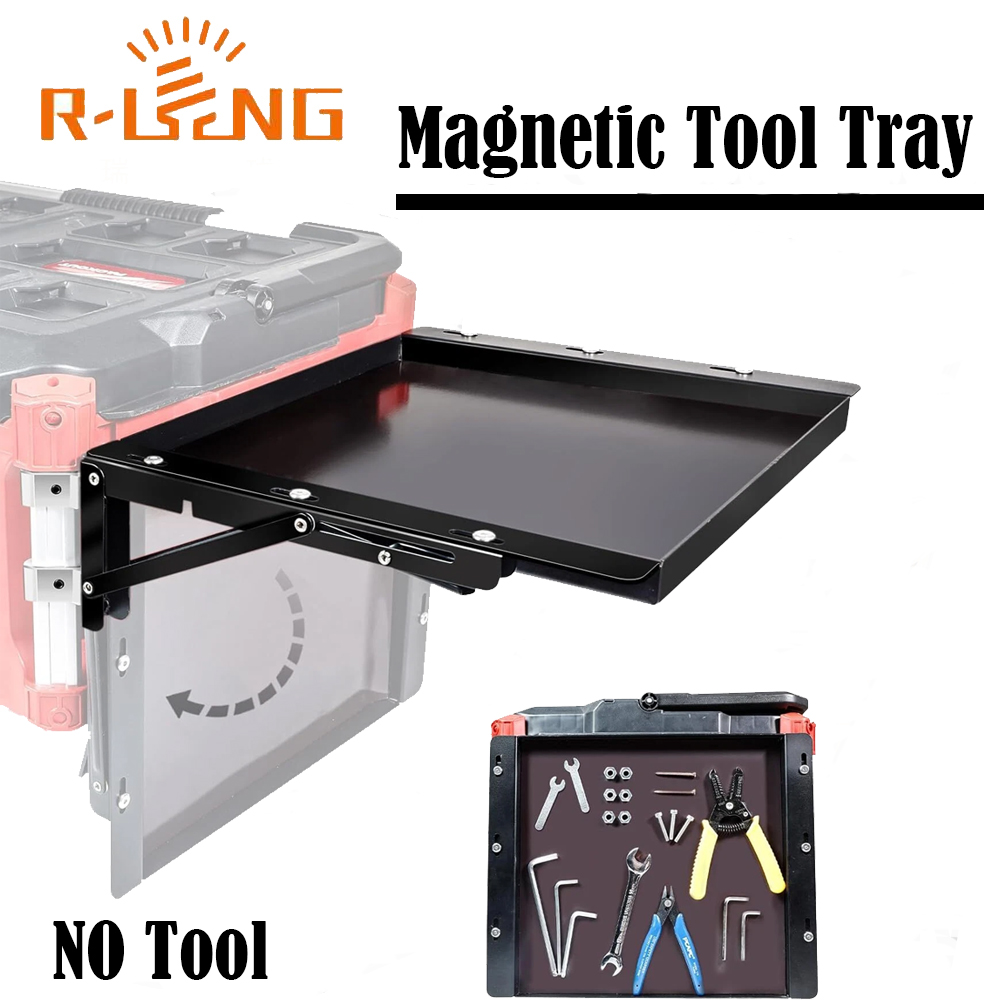 Power Tools Tool Box - Folding Magnetic Table Fits for Milwaukee
