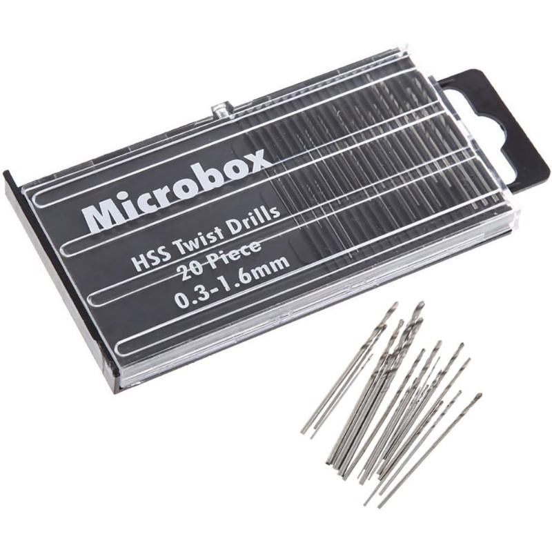 Power Tools World - 20 Pcs/set 0.35-1.6mm High Speed Steel