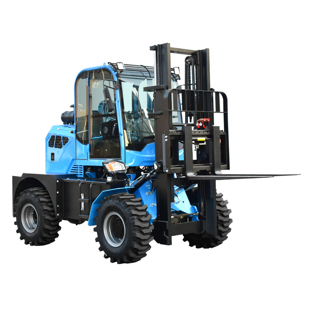 Power Tools And Engineering - Rough Terrain Forklift for Construction Engineering