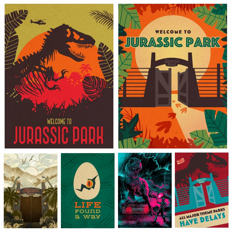 Power Tools World - Jurassic Park Dinosaur World Diamond Painting