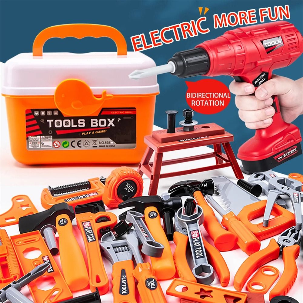 Power Tools And Engineering - Electric Toy Drill Repair Tools Toys