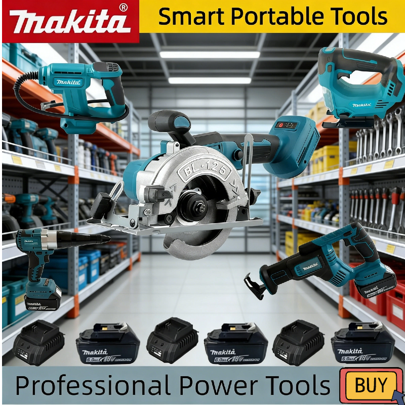 Power Tools Makita - Makita Cordless 18V Power Tool Set: