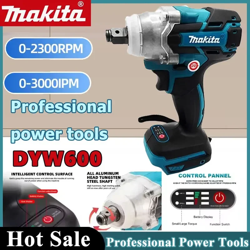 Power Tools Makita - Makita DTW600 Cordless Impact Wrench 280N.m