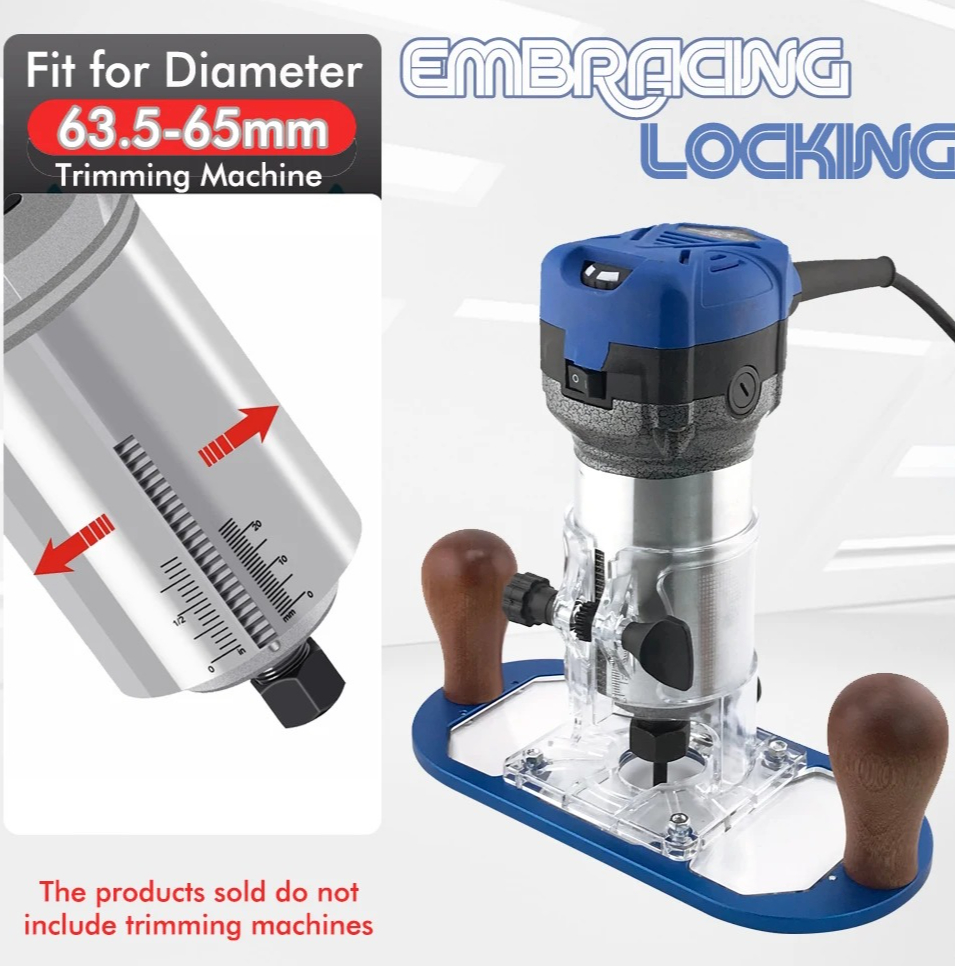 Router Trim Base - Plunge Base for 65mm Trimming Machine,