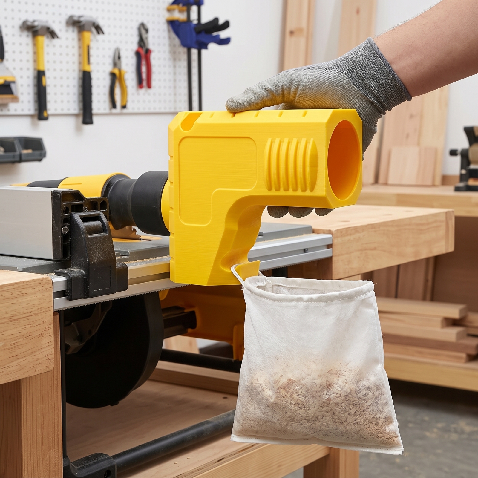 Power Tools Parts - Table Saw Dust Collector Adapter Heavy