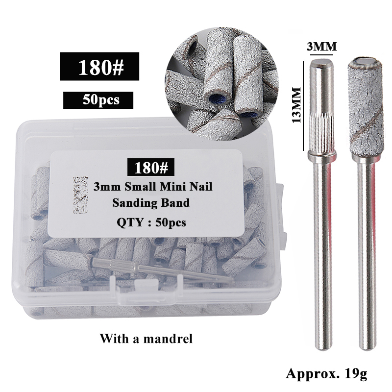 Power Tools Tool Box - 50pcs/box 3mm Mini Sanding Bands with