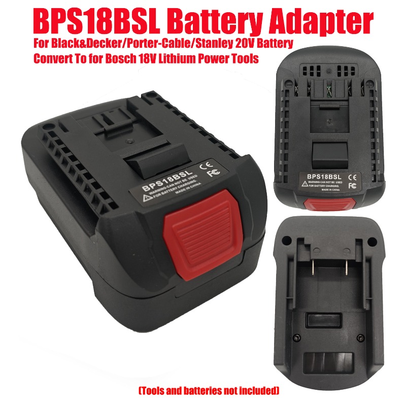 Power Tools Stanley - HAKSINKY BPS18BSL Battery Adapter for Black&Decker/Porter-Cable/Stanley