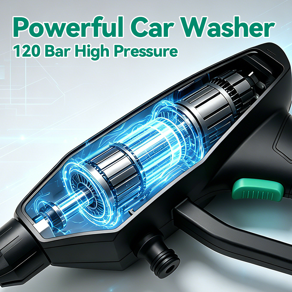 300W Car Washer Gun 120 Bar El - Power Tools And Engineering review and price