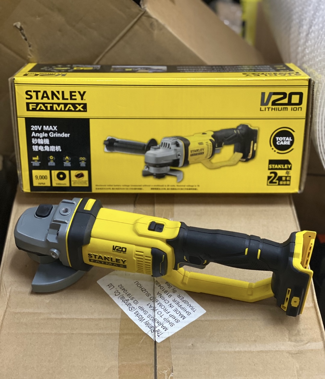 20V Rechargeable Angle Grinder - Power Tools Stanley review and price