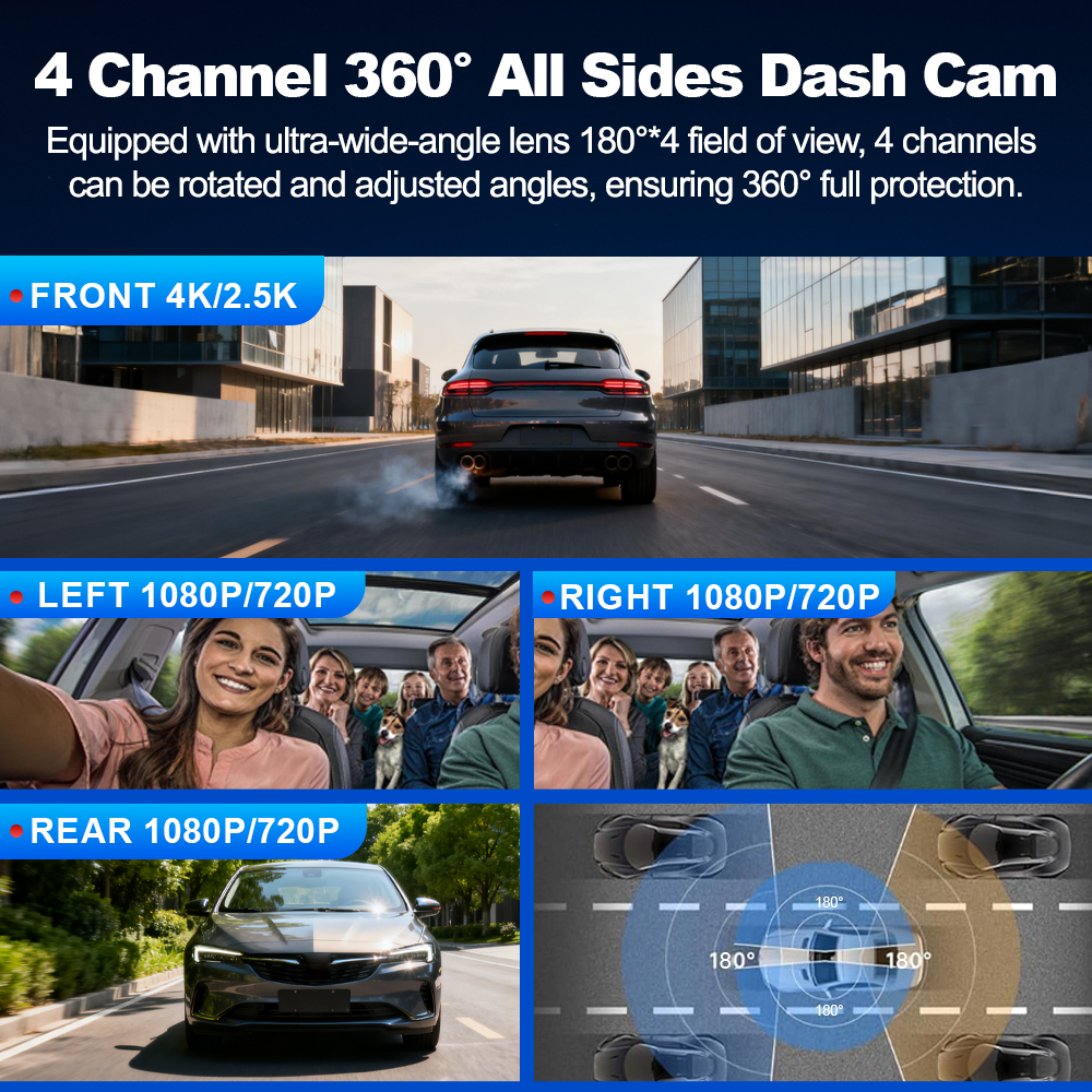 BEPOCAM 4 Channel Dash Cam 4K  - Power Tools Germany review and price