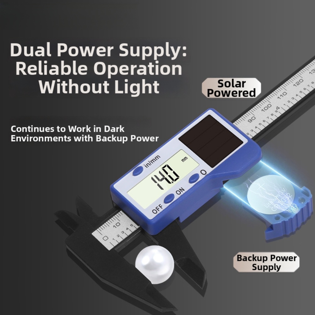 1pc Solar Powered Digital Vern - Power Tools And Engineering review and price