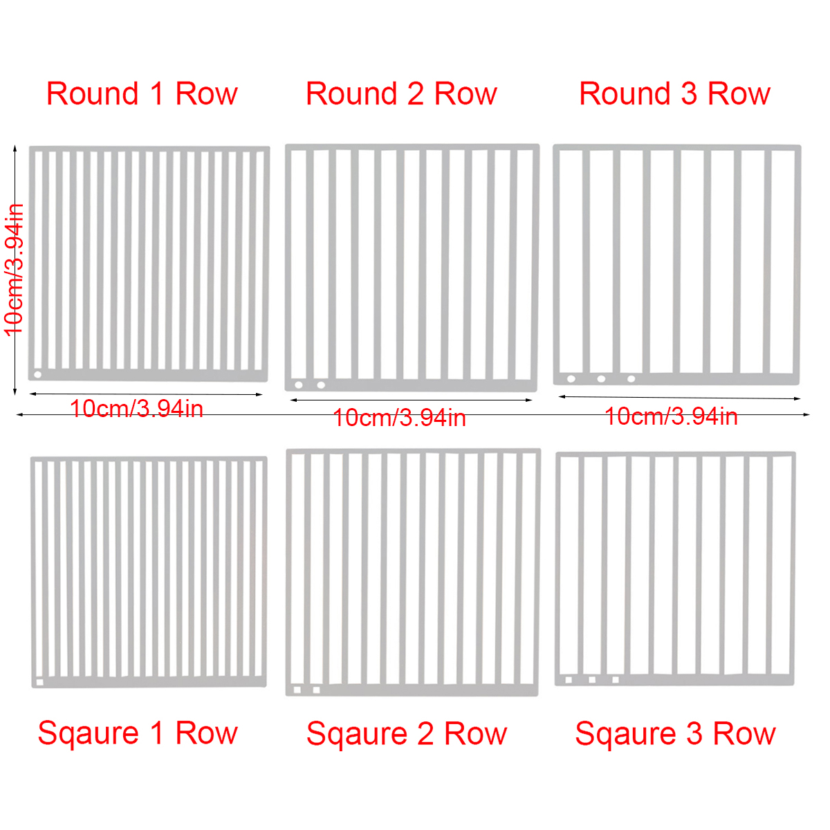 1pc 1/2/3 Row Round/Square Dia - Power Tools For Home review and price