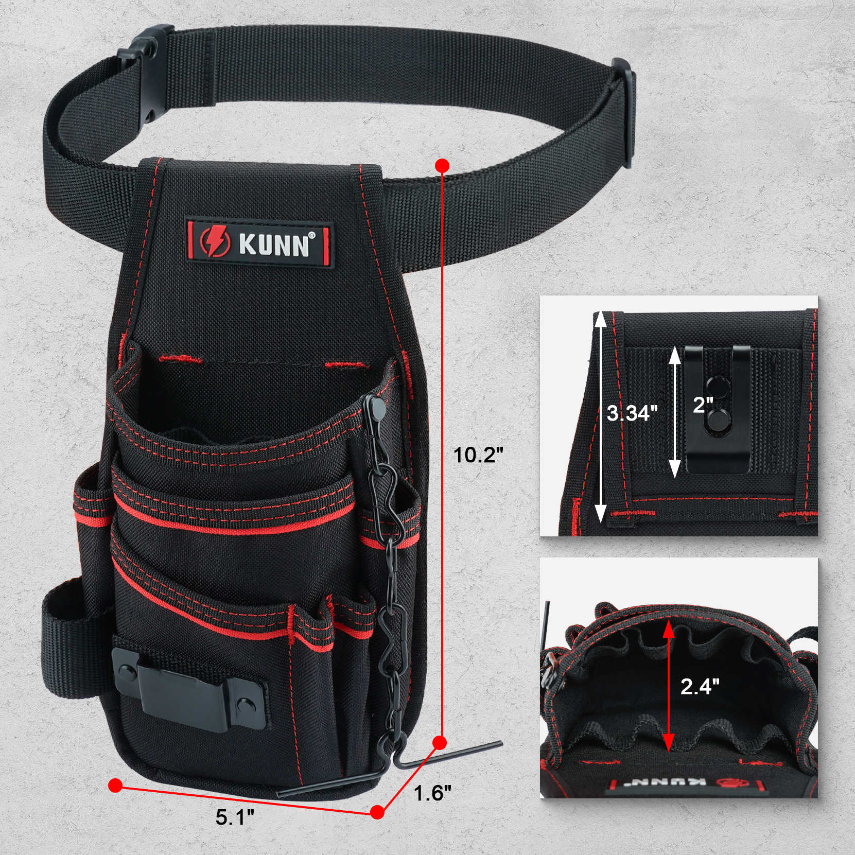 Electrician Tool Pouch with Be - Power Tools Band review and price
