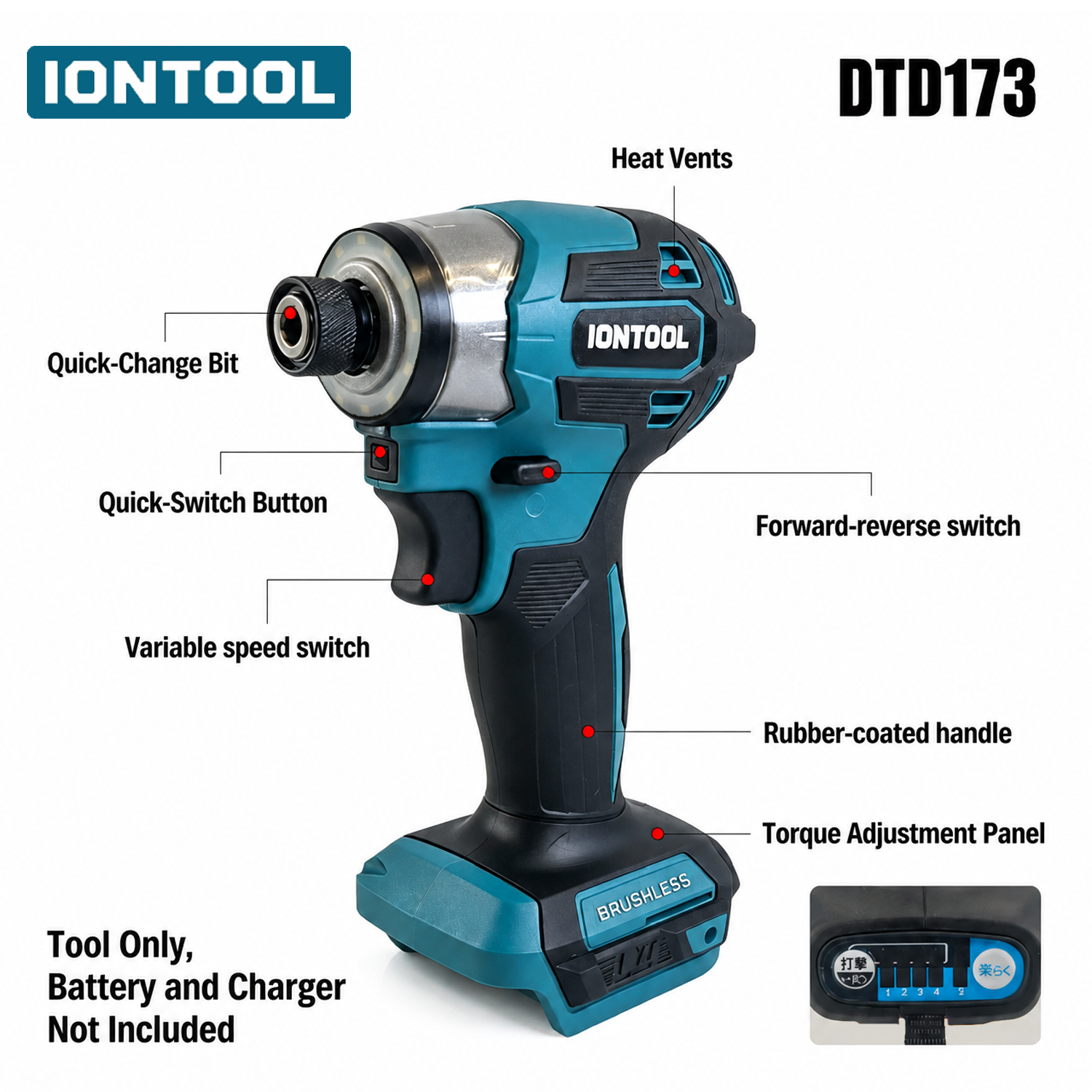 IONTOOL DTD173 600W Cordless I - Power Tools And Engineering review and price
