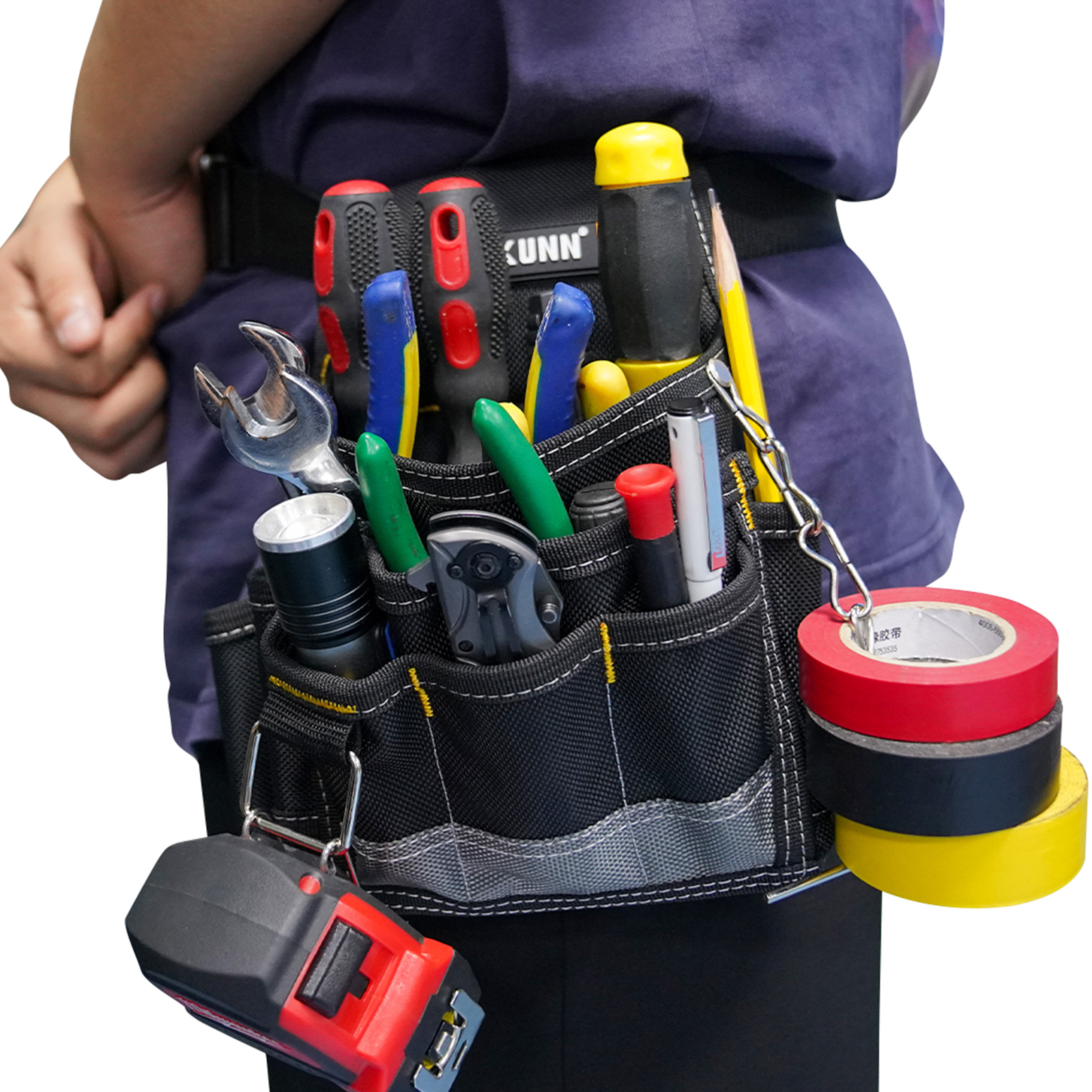 KUNN Electrician Tool Pouch,16 - Power Tools Band review and price