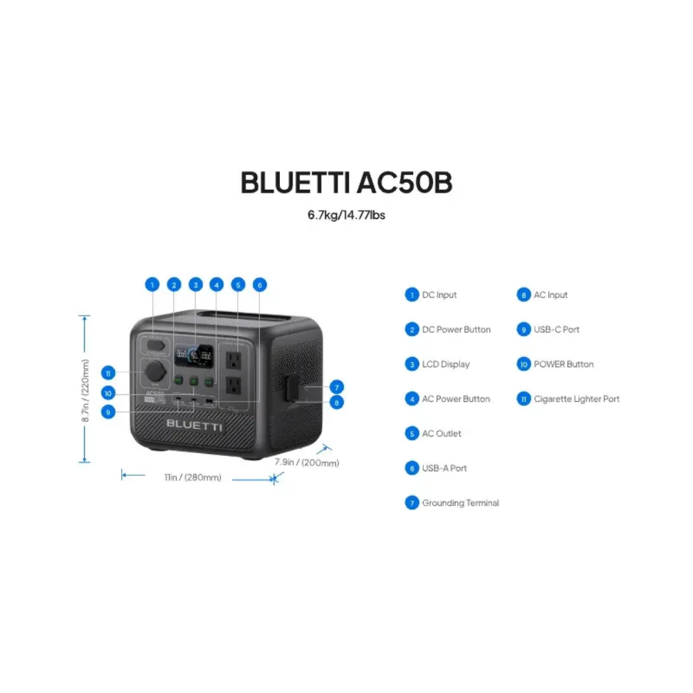BLUETTI AC50B Portable Power S - Power Tools For Home review and price