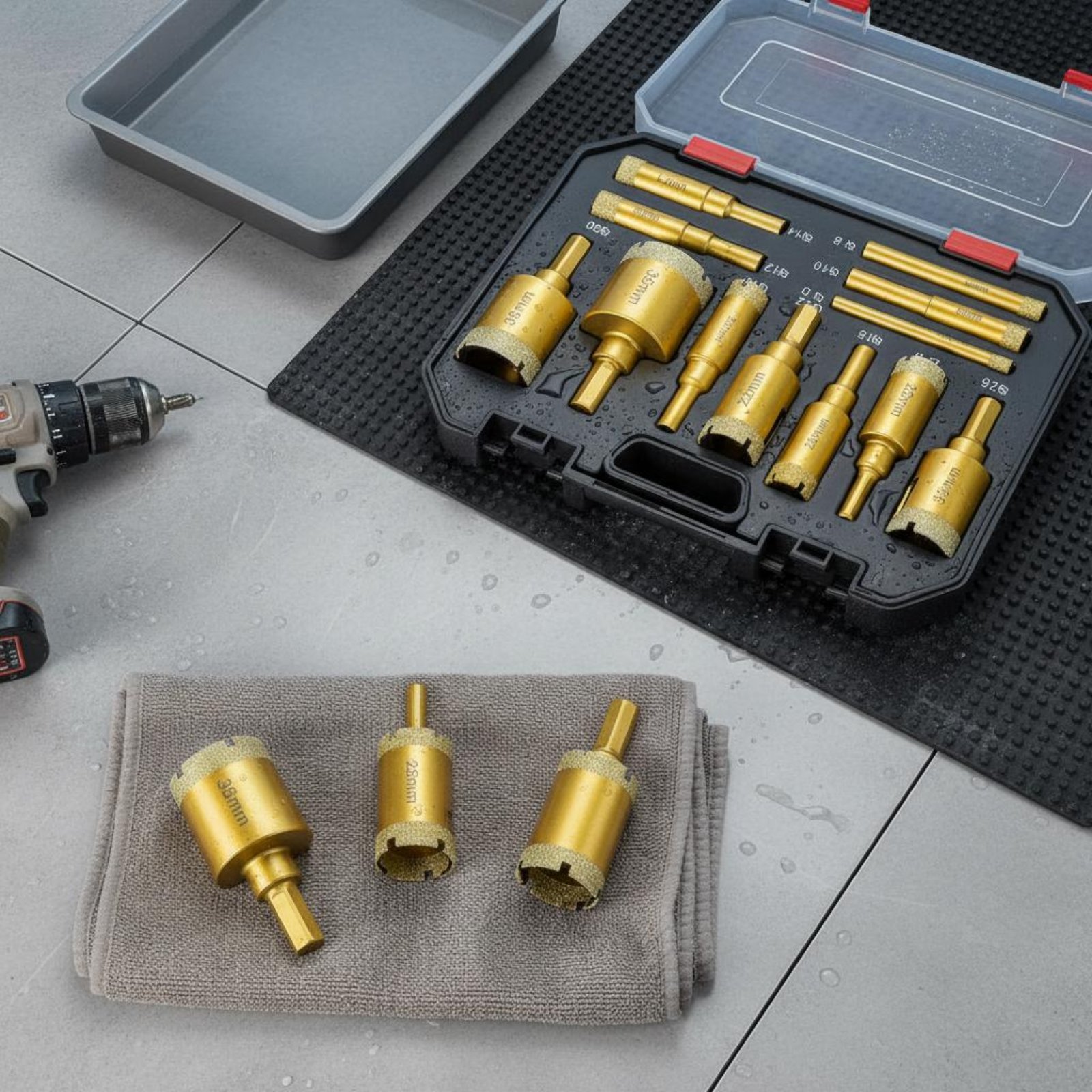 12 Pieces Brazed Crystal Drill - Power Tools Set review and price