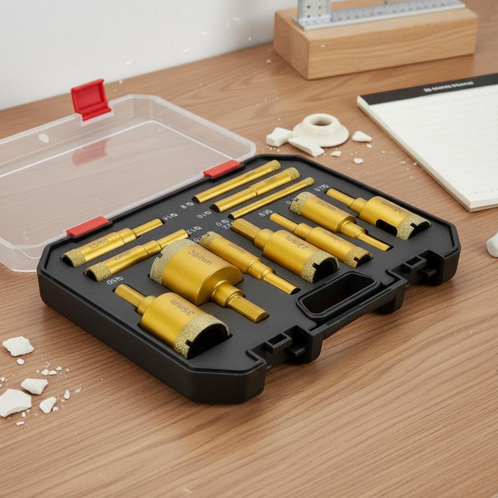 12 Pieces Brazed Crystal Drill - Power Tools Set review and price