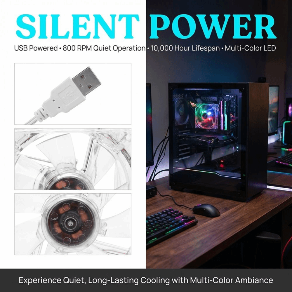 8cm Size USB Cooling Fan LED L - Power Tools Tool Box review and price