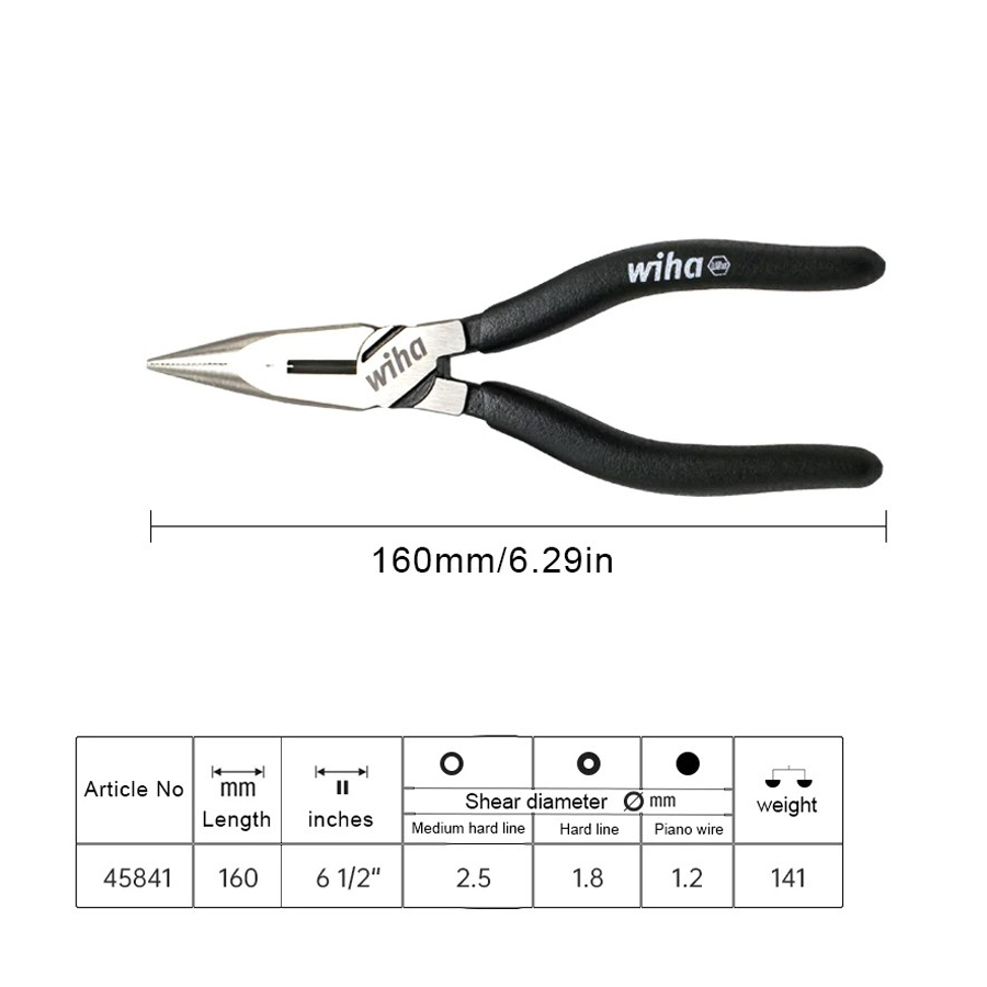 WIHA 1Pcs Snip Nose Pliers Lon - Power Tools Germany review and price