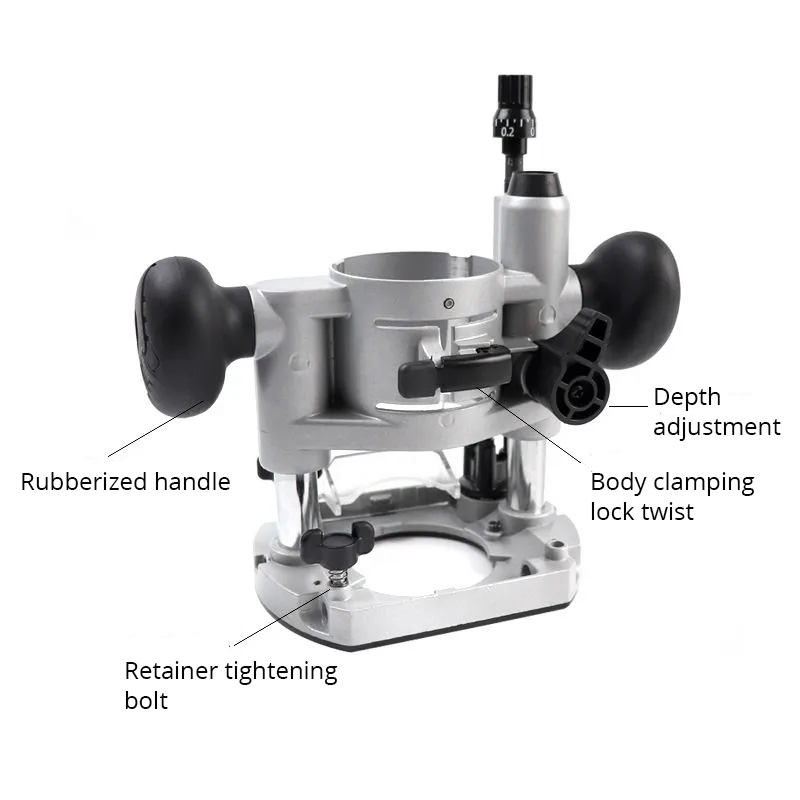 Plunge Base For 65mm Wood Rout - Router Trim Base review and price