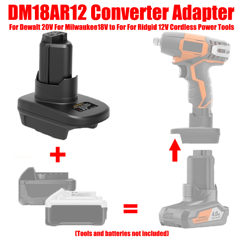 HAKSINKY Battery Adapter DM18A - Power Tools Ridgid review and price