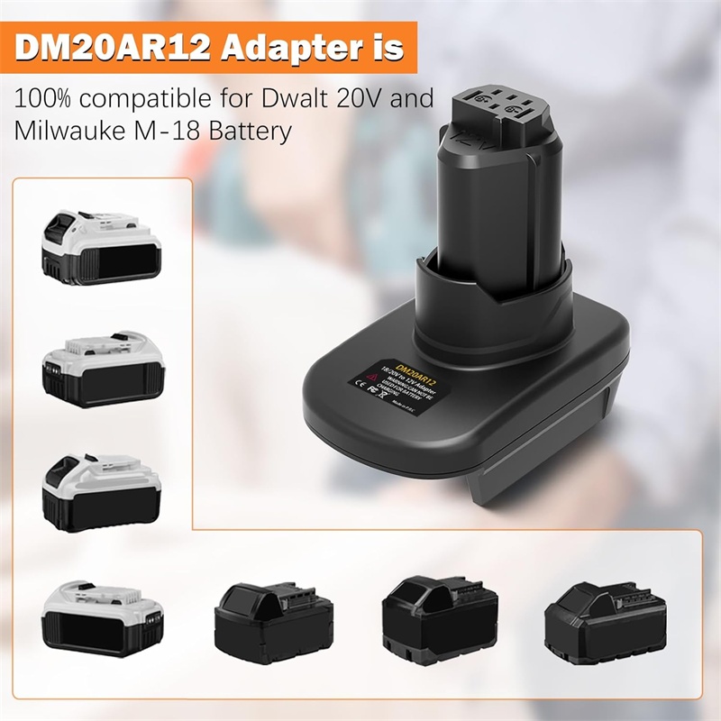 HAKSINKY Battery Adapter DM18A - Power Tools Ridgid review and price