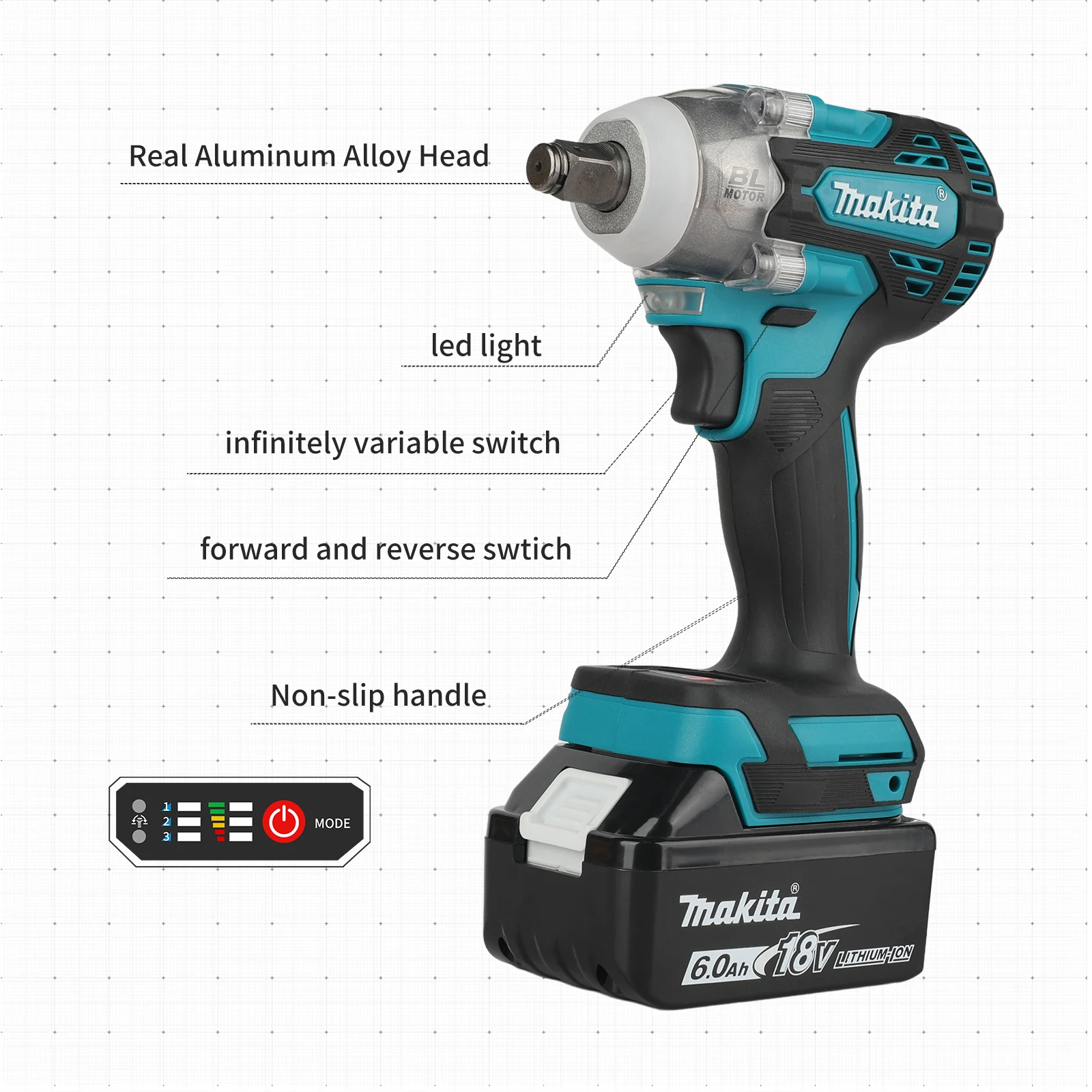 Makita DTW300 18V Tool Set Bru - Power Tools Tool Box review and price