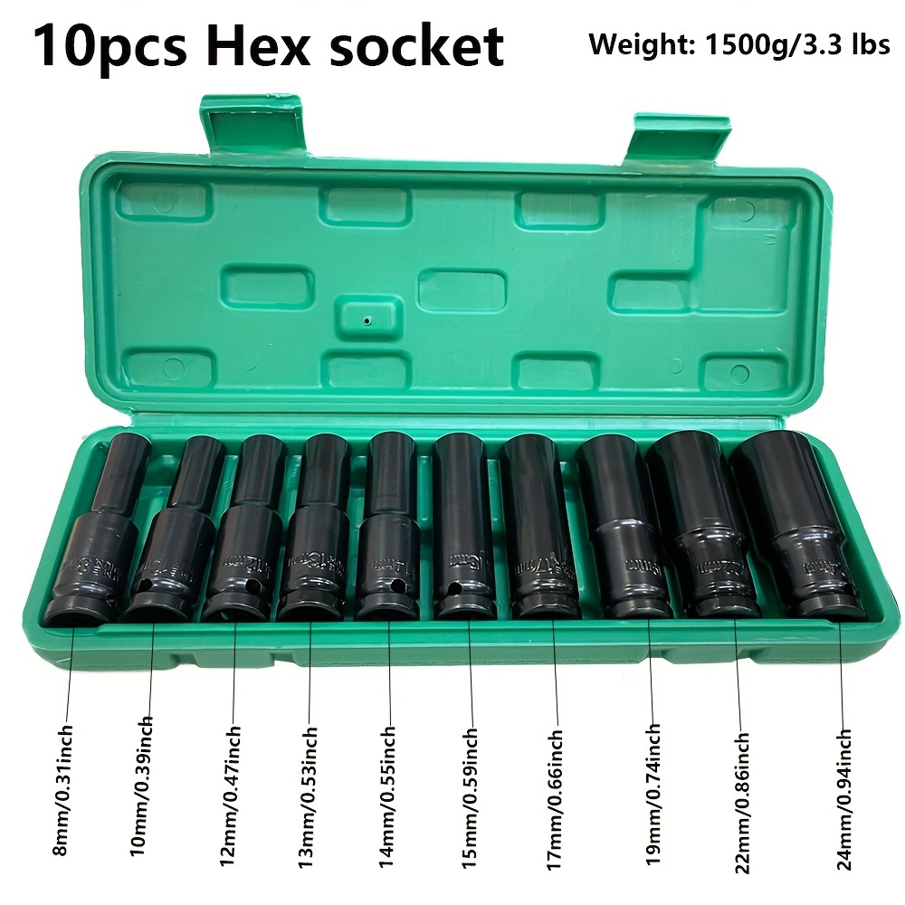 10pcs 1/2 Inch 8-24mm Power So - Power Tools For Sale review and price