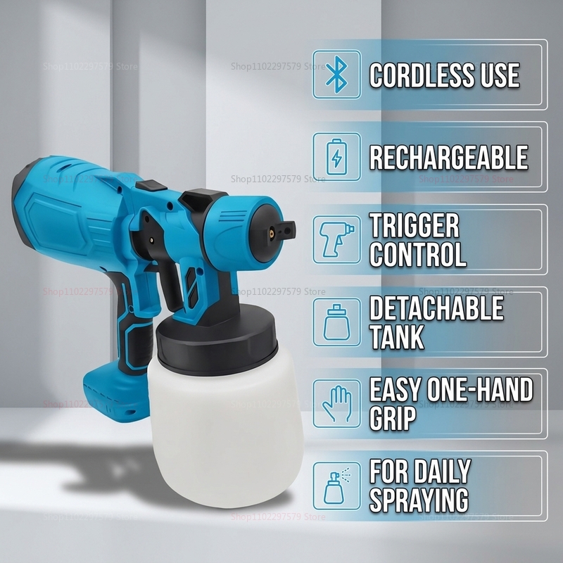Electric Paint Spray Gun 18V C - Power Tools Makita review and price