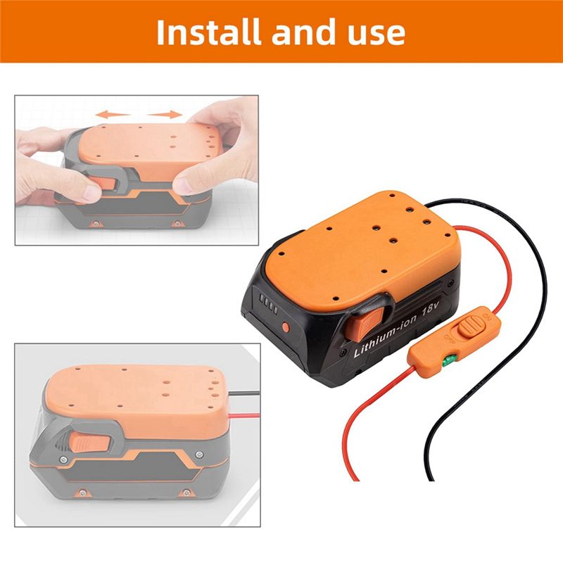 L68A Battery Adapter For Ridgi - Power Tools Ridgid review and price