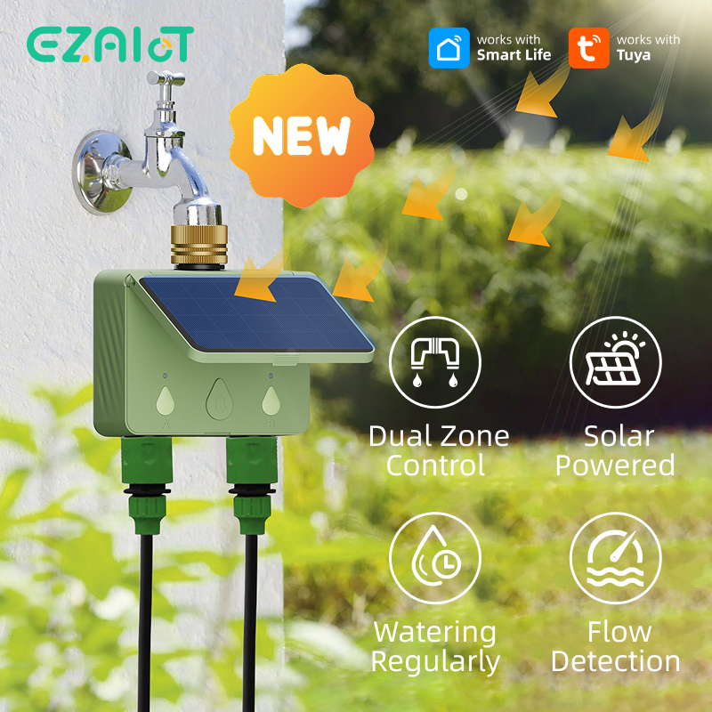 WiFi Water Timer 2 Zones Solar - Power Tools Zones review and price